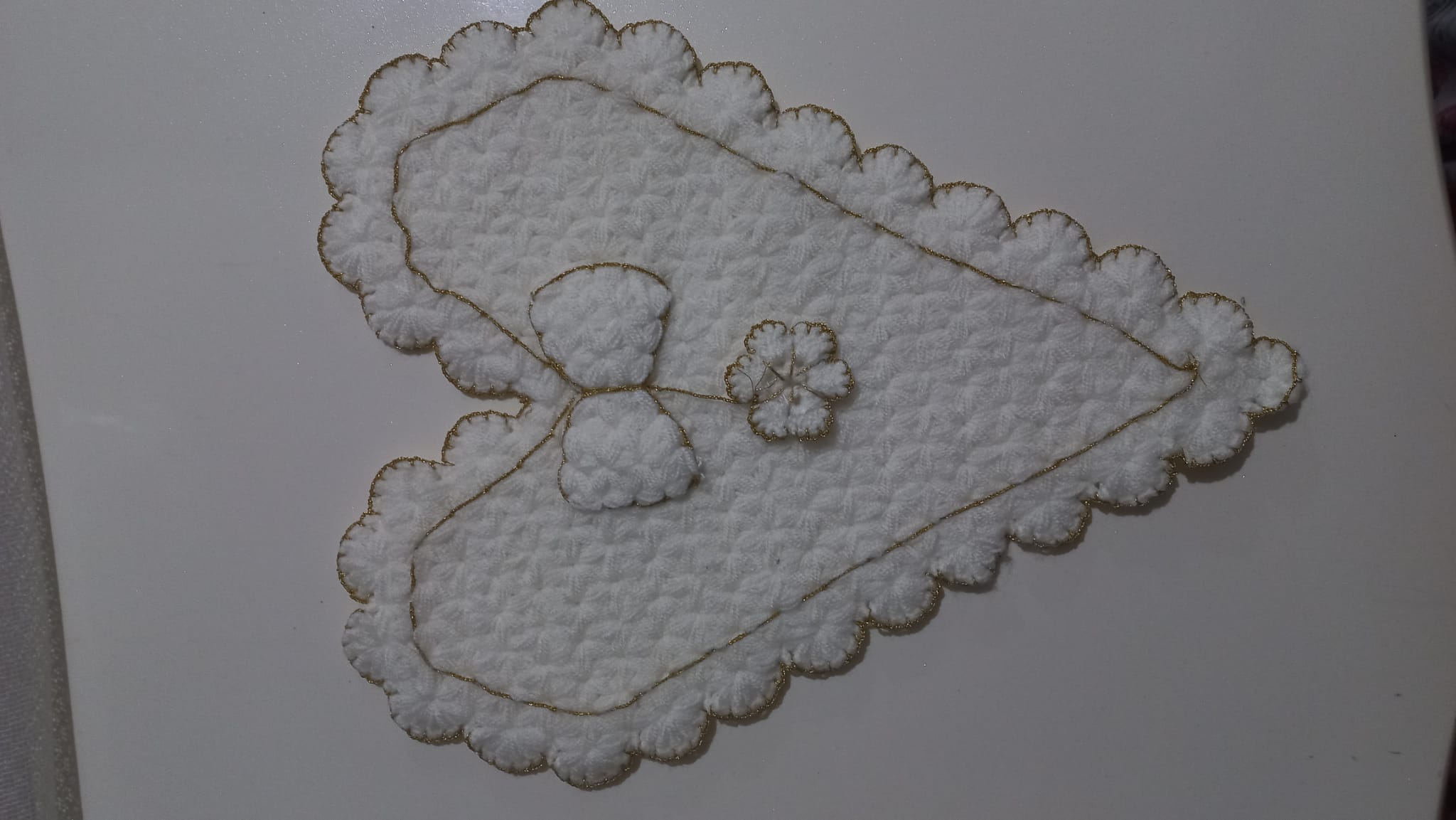 El örgüsü dekorasyon-handgestrickte Dekoration