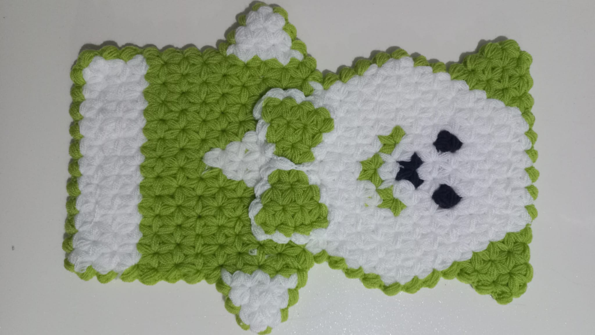 El örgüsü dekorasyon-handgestrickte Dekoration
