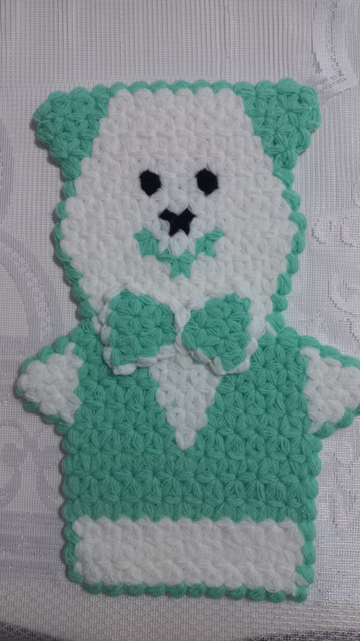 El örgüsü dekorasyon-handgestrickte Dekoration