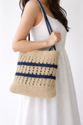 El örgüsü çanta-handgestrickte Tasche